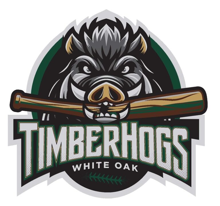 white oak piney woods timberhogs - baseball team in the mid america league